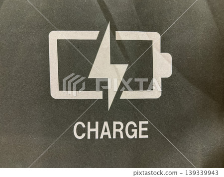 Battery charging indicator Battery charging indicator 139339943