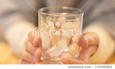 我有一個玻璃做的杯子。 139340962