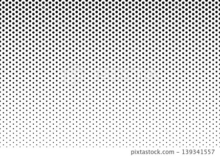 black and white halftone dot gradient pattern background texture 139341557