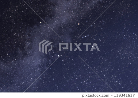 A realistic starry sky background featuring the Winter Triangle. A realistic starry sky background featuring the Winter Triangle. 139341637