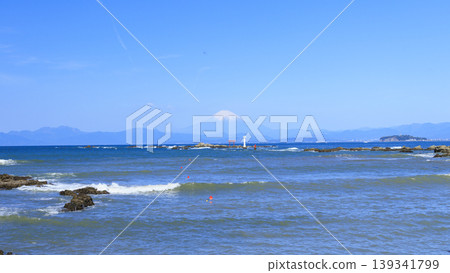 Mount Fuji seen from Manase Coast 139341799