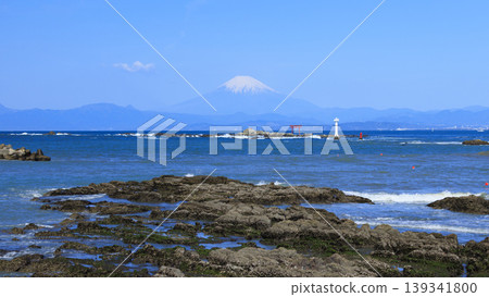 從真瀨海岸眺望富士山 從真瀨海岸眺望富士山 139341800