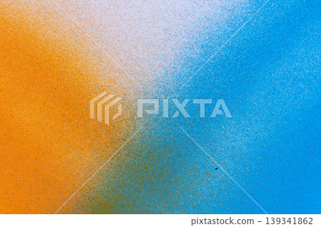 Background painted with yellow and blue spray paint. Background painted with yellow and blue spray paint. 139341862