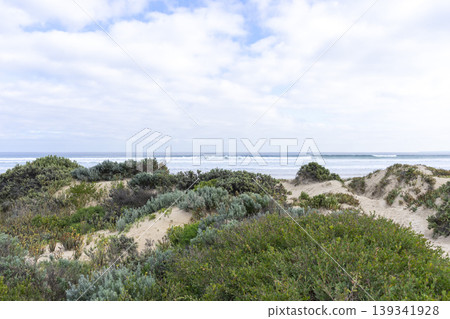 Cotters bay with blue sky at Wilsons Promontory National Park Victoria, Australia. 139341928