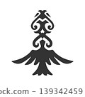 Tribal Bird Ornament Tattoo Design 139342459
