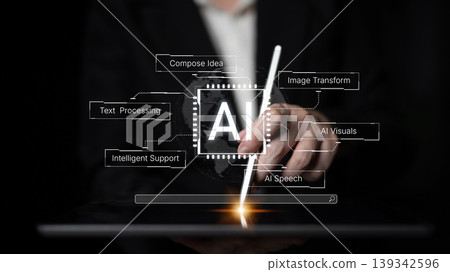 AI capabilities framework for text, speech, visuals and support. Corpus AI capabilities framework for text, speech, visuals and support. Corpus 139342596