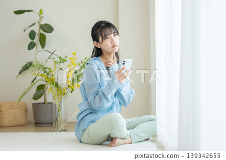 擔心，女人，女士 139342655