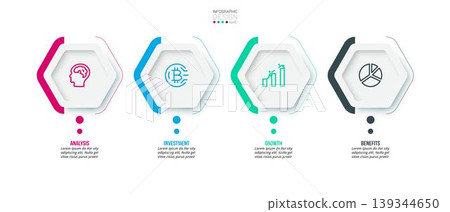 Business or marketing infographic template. Business or marketing infographic template. 139344650