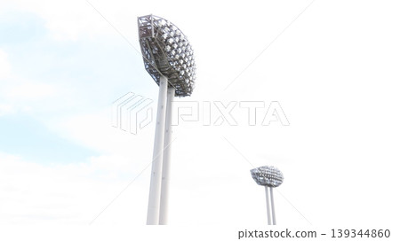 Lighting of the baseball stadium 139344860