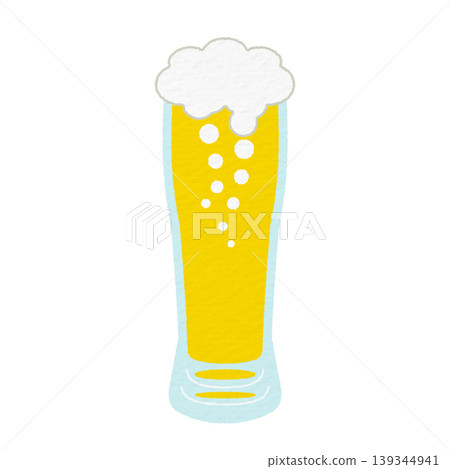 啤酒的例證在玻璃的 啤酒的例證在玻璃的 139344941