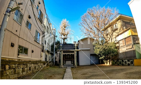 Higashisekimori Inari Shrine, a quiet shrine surrounded by city buildings. Higashisekimori Inari Shrine, a quiet shrine surrounded by city buildings. 139345200