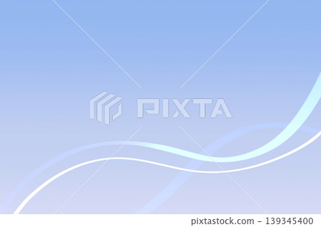 簡潔的曲線背景素材。商務風格設計，採用漸層和流暢線條。 139345400