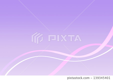 Simple curved line background material. Business-oriented design with gradients and flowing lines. 139345401
