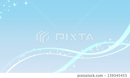 Flowing curves and shimmering light background material; simple business design with a blue gradient. Flowing curves and shimmering light background material; simple business design with a blue gradient. 139345453