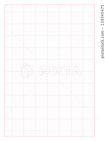 A4 grid paper, 5mm, pink, women's template. 139345475