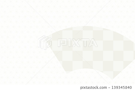 White Japanese patterned washi paper background material 139345840