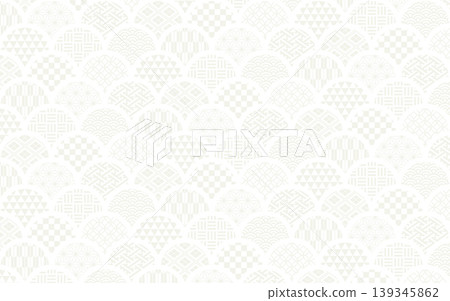 白色日式花紋和紙背景材料 白色日式花紋和紙背景材料 139345862