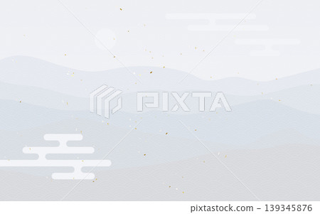White Japanese patterned washi paper background material 139345876