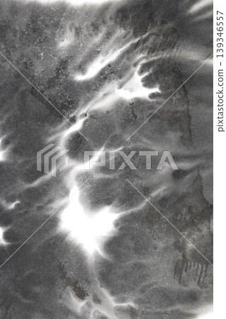 Black ink wash backgrund with swirls and cloud like marks Black ink wash backgrund with swirls and cloud like marks 139346557