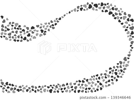 Heart pattern background Black and white 3 colors Heart Heart pattern background Black and white 3 colors Heart 139346646