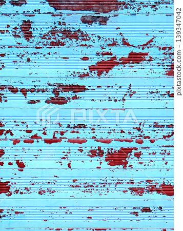 Abstract real life lined background with rust and paint close up surface 139347042