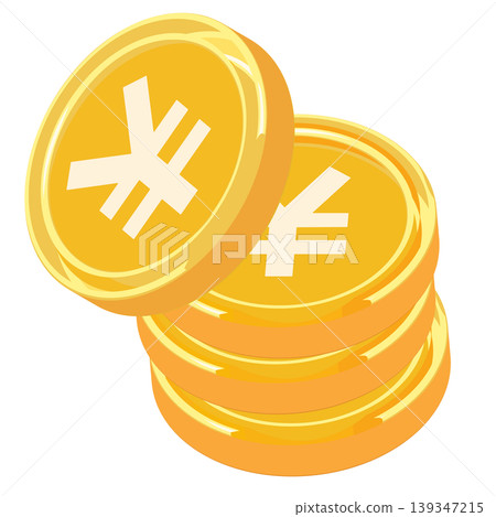 堆積的圓圈硬幣 堆積的圓圈硬幣 139347215