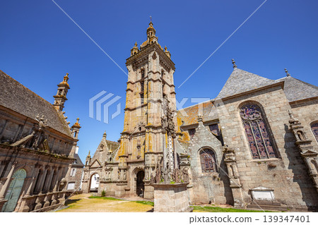 Parish close church of Saint Thegonnec, finistere, brittany, france 139347401