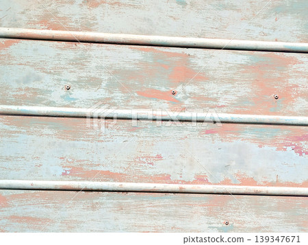 Abstract real life lined background with rust and paint close up surface 139347671