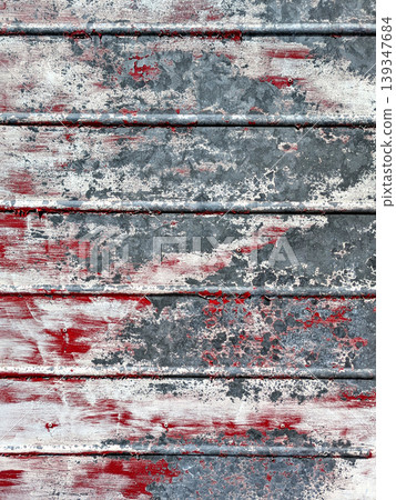Abstract real life lined background with rust and paint close up surface 139347684