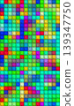 Colorful building plastic blocks background, toy bricks, geometric pattern illustration 139347750