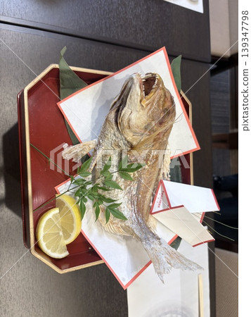 Celebratory meal - Sea bream Celebratory meal - Sea bream 139347798