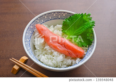 明太子(辣鱈魚子)配白飯 明太子(辣鱈魚子)配白飯 139348048