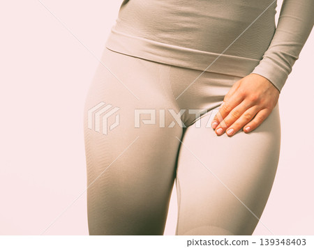 female body wearing thermoactive underwear female body wearing thermoactive underwear 139348403