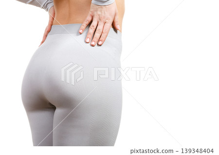 female hips wearing thermoactive underwear female hips wearing thermoactive underwear 139348404
