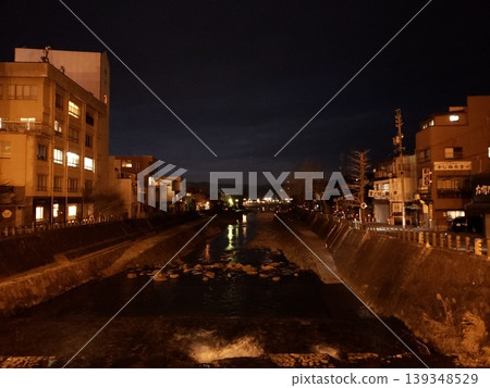 Midnight residential area Midnight residential area 139348529