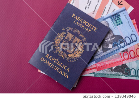 Dominican republic passport, visa for international travel and vacation. Dominican passport 139349046