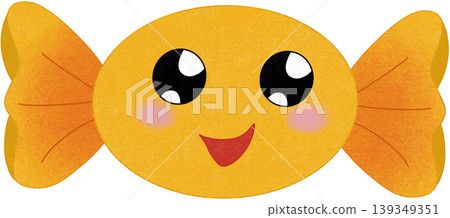 yellow sweet candy character 139349351