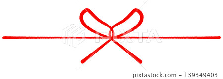 Bow knot, red string Bow knot, red string 139349403