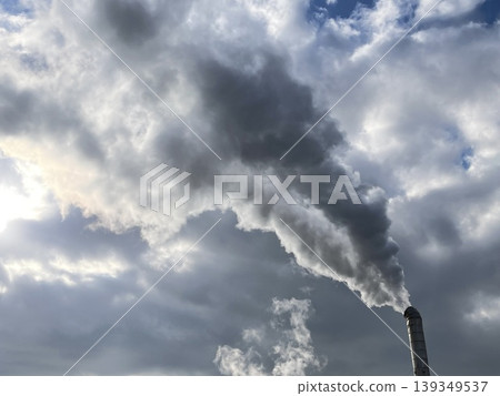 Smoke coming from the duct 01 Smoke coming from the duct 01 139349537
