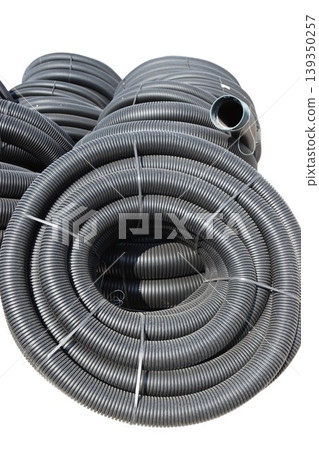 Corrugated flexible drainage pipes for construction and irrigation 139350257
