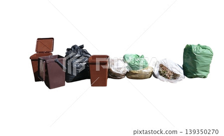 Separating waste for proper disposal and recycling Separating waste for proper disposal and recycling 139350270