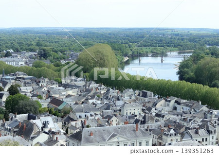 View of the Loire River and the townscape from the castle View of the Loire River and the townscape from the castle 139351263