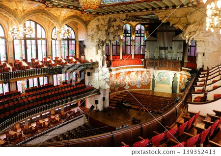 World Heritage Site: Palau de la Música Catalana, Barcelona, Spain, Europe World Heritage Site: Palau de la Música Catalana, Barcelona, Spain, Europe 139352413
