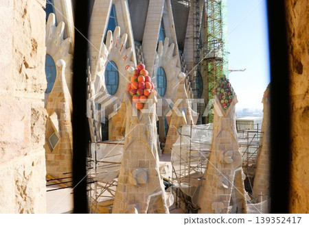 World Heritage Site: Sagrada Familia, nearing completion, Barcelona, Spain World Heritage Site: Sagrada Familia, nearing completion, Barcelona, Spain 139352417