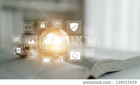 Data backup and cloud synchronization platform concept Parse 139352419