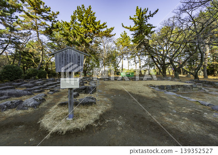 Nagoya Castle, former keep foundation stone, Nagoya City, Aichi Prefecture Nagoya Castle, former keep foundation stone, Nagoya City, Aichi Prefecture 139352527