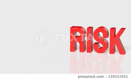 Risk Management Warning Concept 3d render. Risk Management Warning Concept 3d render. 139352931