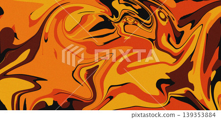 Abstract liquid orange colors background. Gradient liquid orange curves abstract with noise texture. Abstract liquid orange colors background. Gradient liquid orange curves abstract with noise texture. 139353884