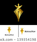 Royal Pen Luxury Icon or Logo 139354198