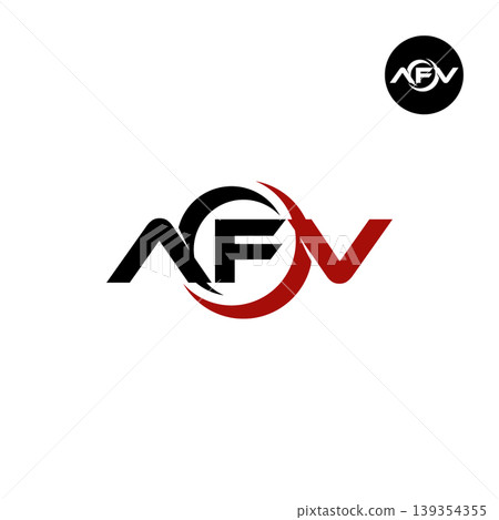 Letter AFV Logo Design Readymade Initial 139354355